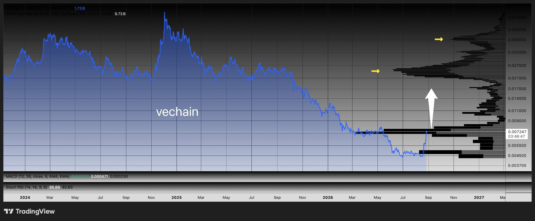 Vechain  Daily  Chart